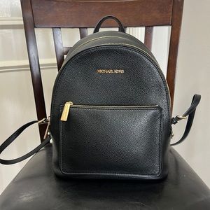 Black Michael Kors Mini Backpack